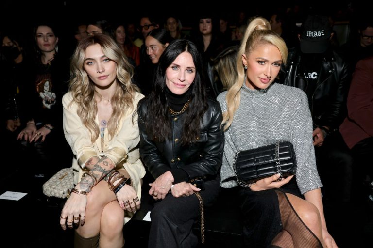 Courteney Cox Oozes Alongside Jennifer Meyer At The Celine Fashion Show In Los Angeles