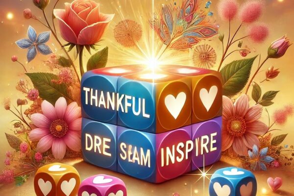 Dicejoy Thankful Blessed Dream Inspire Self-Love