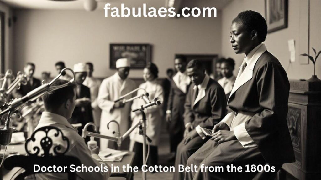 Doctor Schools in the Cotton Belt from the 1800s