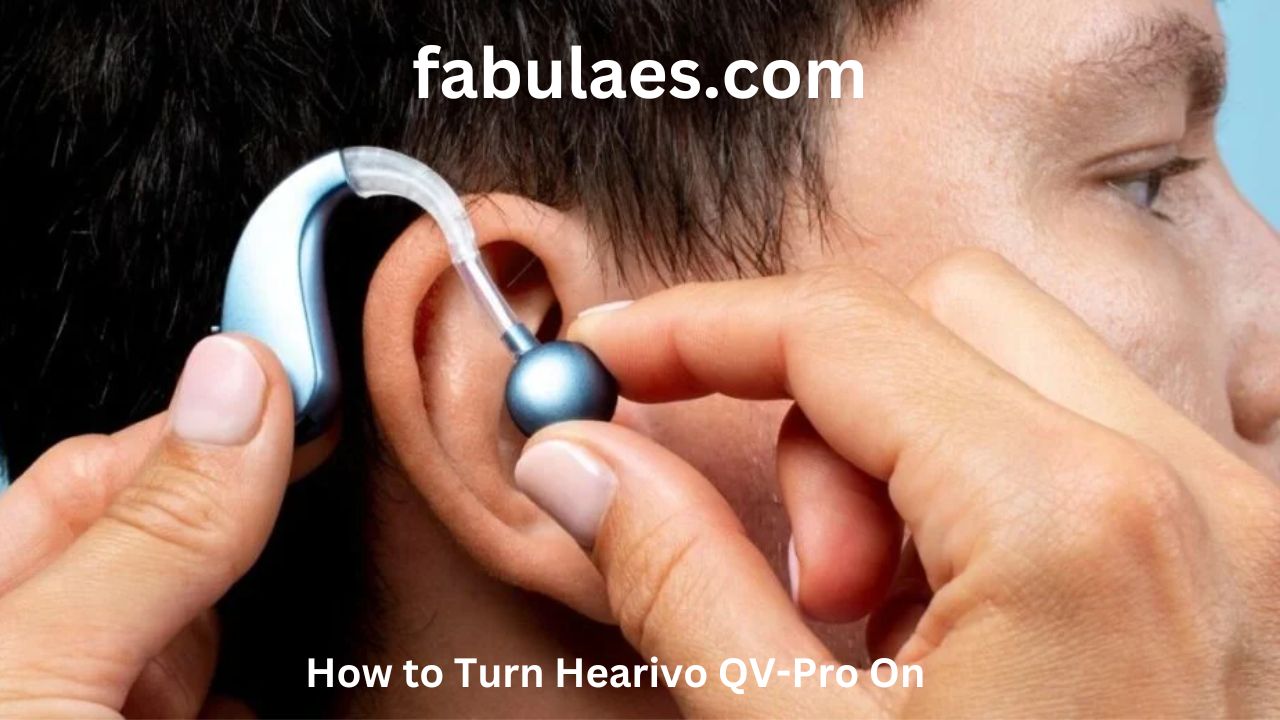 How to Turn Hearivo QV-Pro On