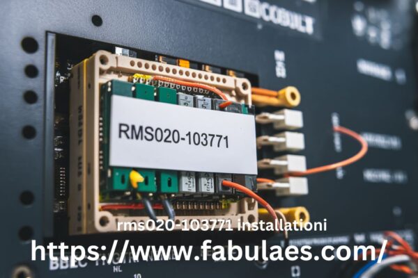 RMS020-103771 Installation