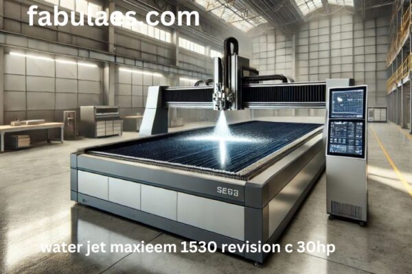 Water Jet Maxieem 1530 Revision C 30HP